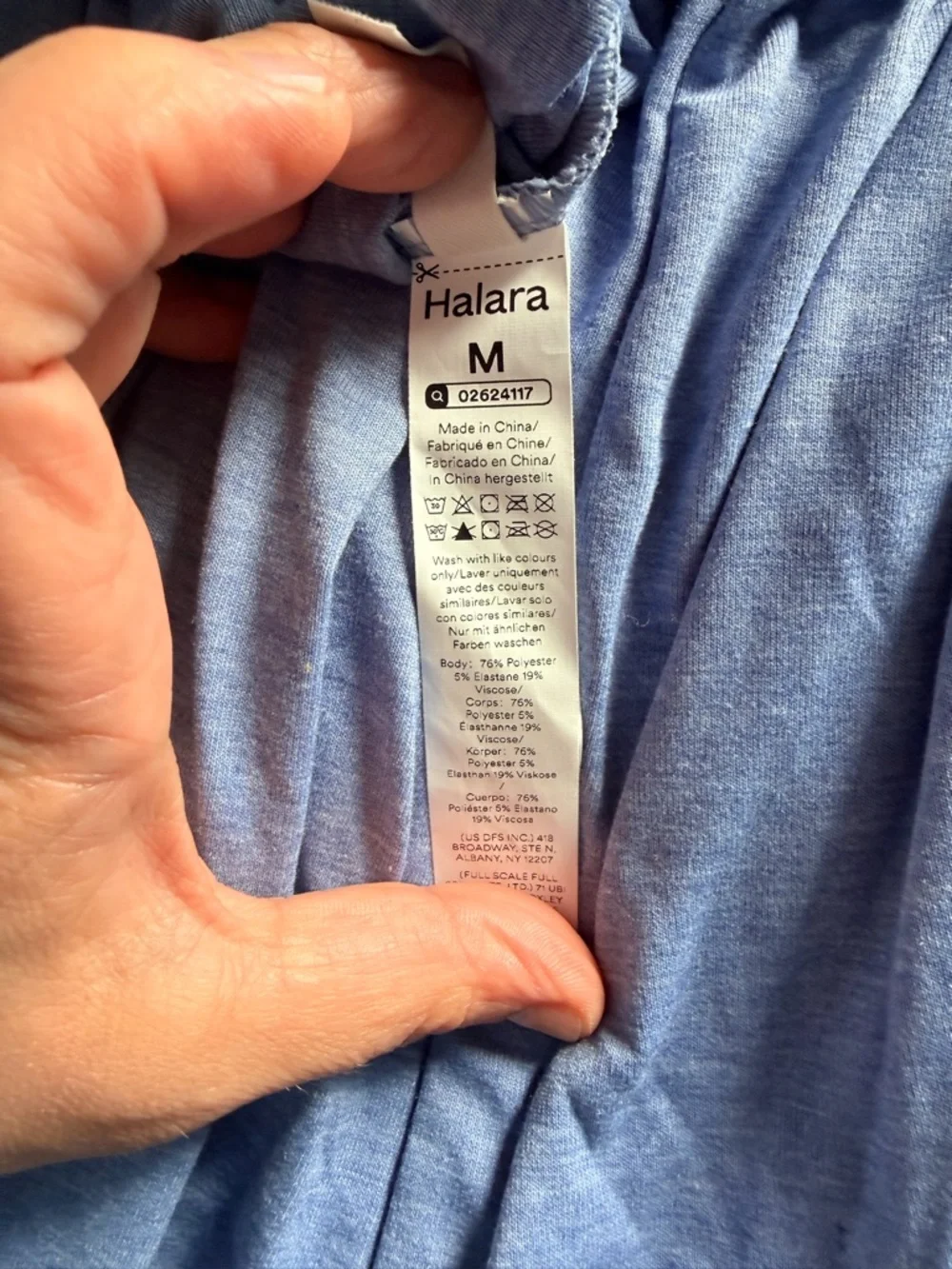 Halara U Neck Pocket Harem Casual Jumpsuit-Easy Peezy Cross-Back Jumpsuit Medium - Picture 6 of 9